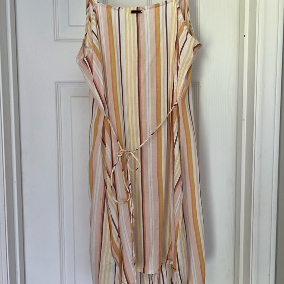 Billabong striped shirt dress L worn once - Picture 3 of 4